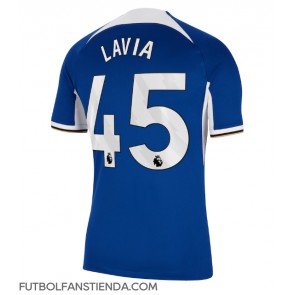 Chelsea Romeo Lavia #45 Primera Equipación 2023-24 Manga Corta